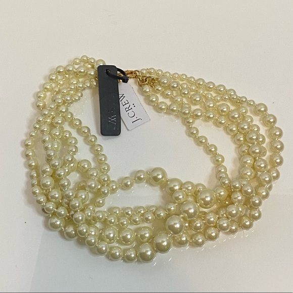 J Crew Twisted Pearl Hammock Necklace - Picture 5 of 7